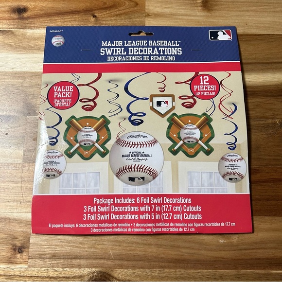 MLB Baseball Birthday Party Decor Bundle - Picture 7 of 8